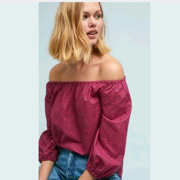 Anthropologie Tops - Anthropologie Maeve Maiden Off The Shoulder Blouse